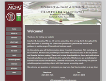 Tablet Screenshot of crawfordcpa.com